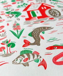 Affiche Sevre Risographie