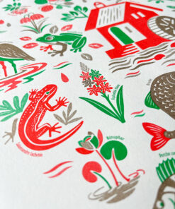 Affiche Sevre Risographie