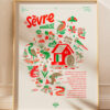 Affiche Sèvre nantaise Risographie
