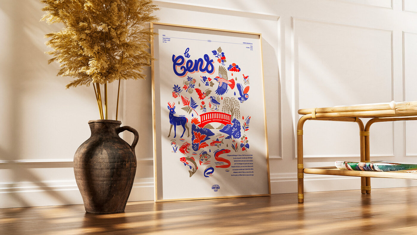 Affiche Cens Risographie