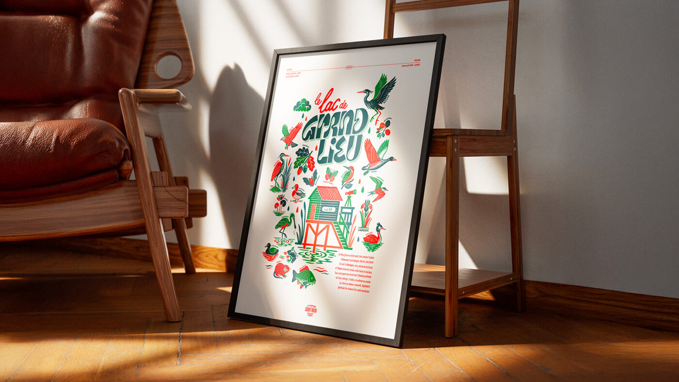 Affiche Grand Lieu Risographie