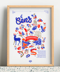 Affiche Cens Risographie