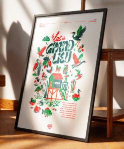 Affiche Grand Lieu Risographie