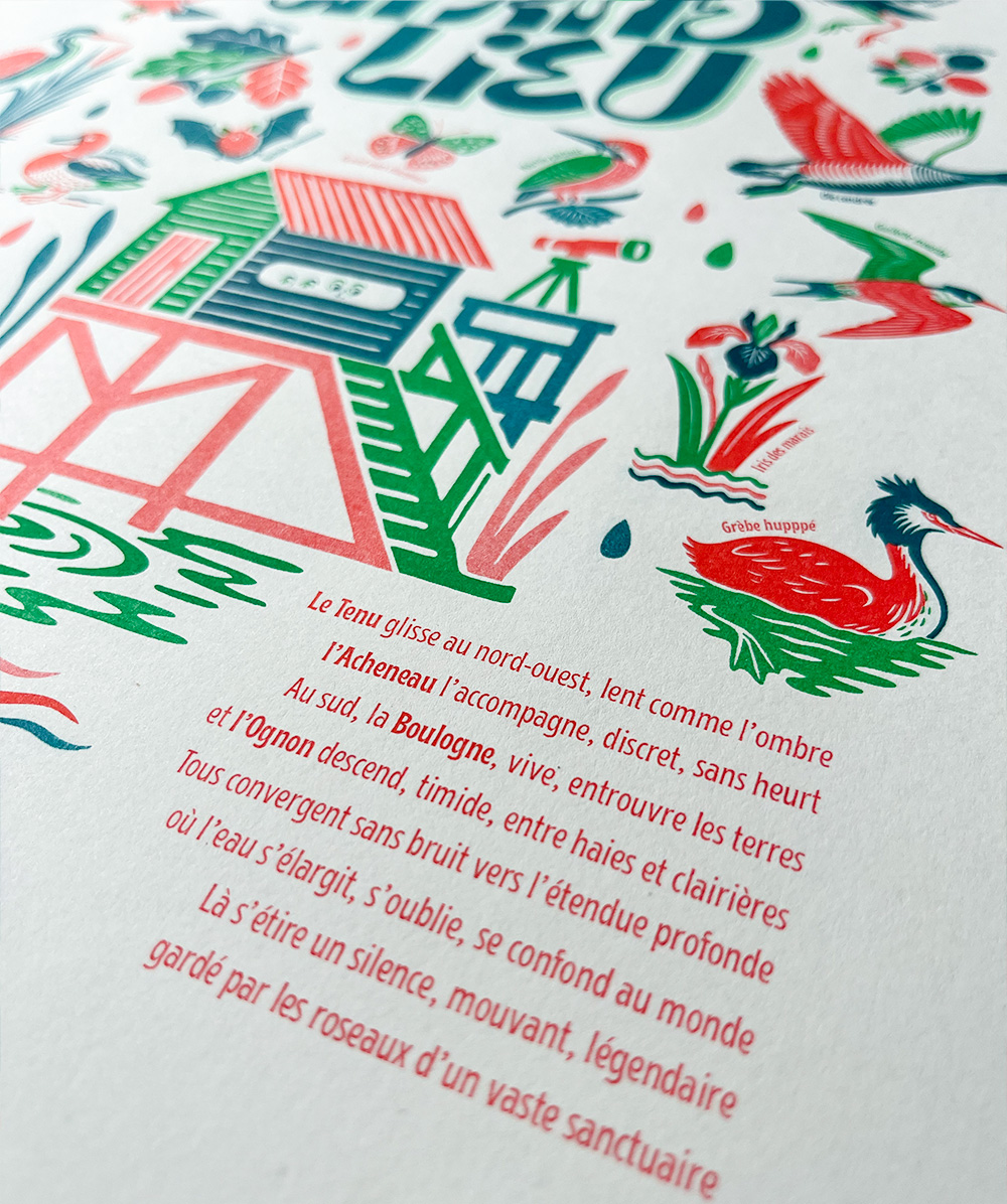 Affiche Grand Lieu Risographie