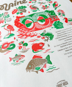 Affiche Maine Risographie