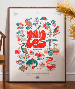 Affiche Nantes Risographie