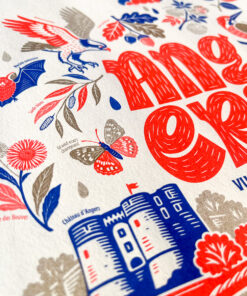 Affiche Angers Risographie