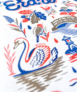 Affiche Erdre Risographie