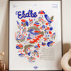 Affiche Erdre Risographie